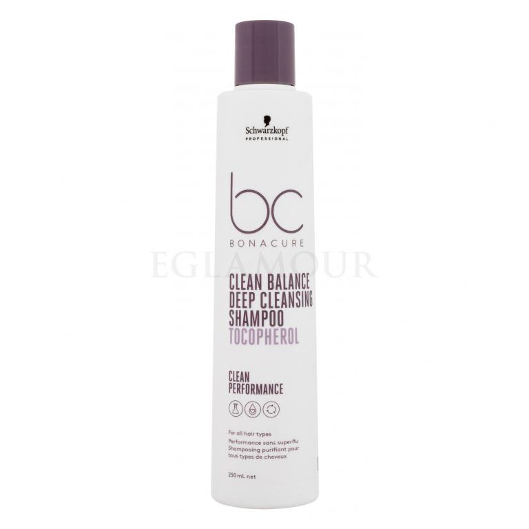 Schwarzkopf Professional BC Bonacure Clean Balance Tocopherol Shampoo Szampon do włosów dla kobiet 250 ml