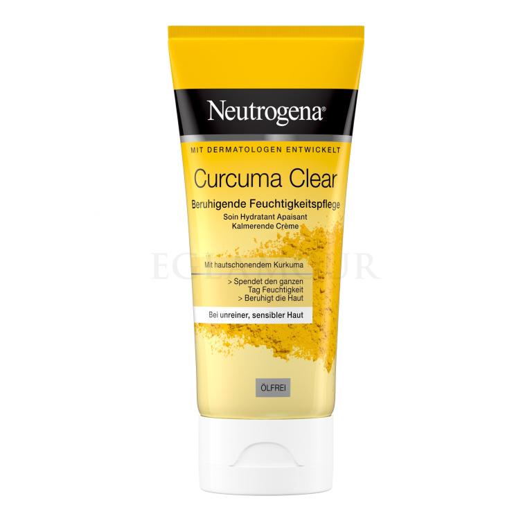 Neutrogena Curcuma Clear Moisturizing and Soothing Cream Krem do twarzy na dzień 75 ml