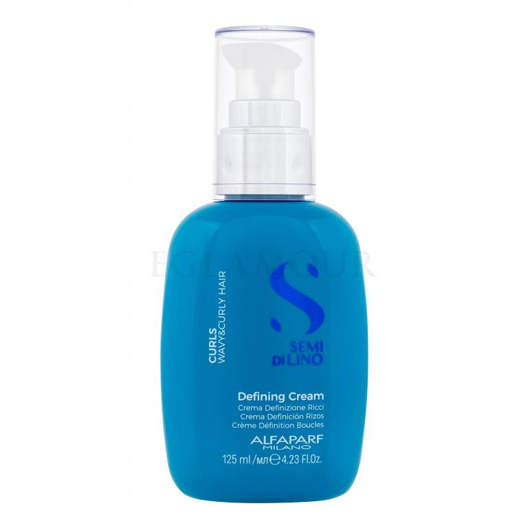 ALFAPARF MILANO Semi Di Lino Curls Defining Cream Utrwalenie fal i loków dla kobiet 125 ml