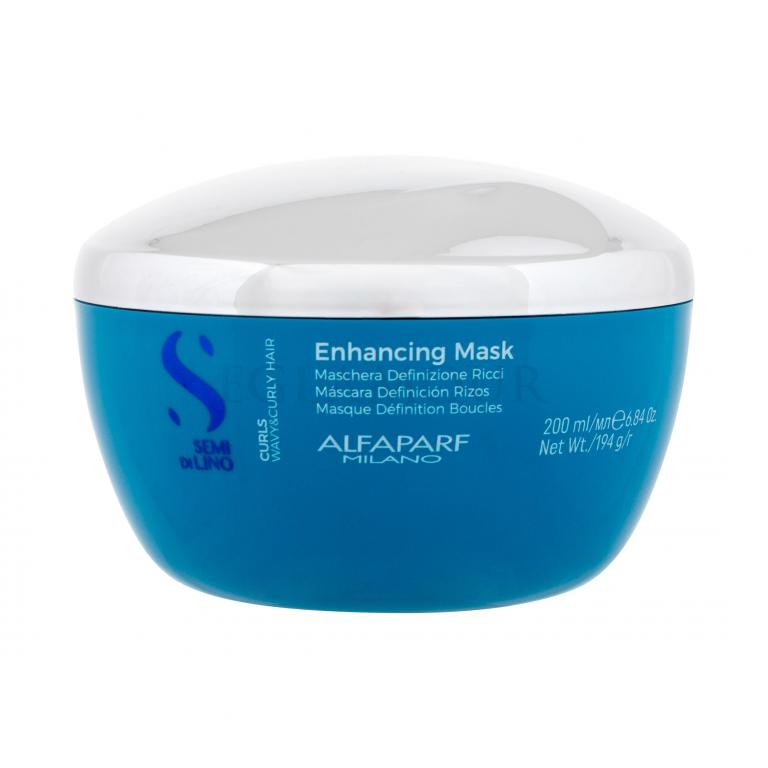 ALFAPARF MILANO Semi Di Lino Curls Enhancing Mask Maska do włosów dla kobiet 200 ml