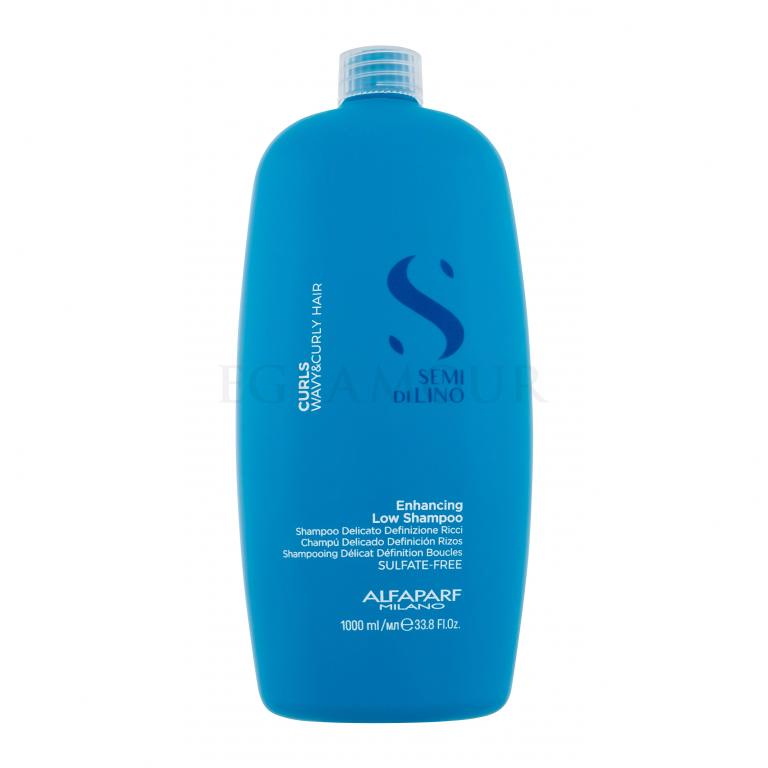 ALFAPARF MILANO Semi Di Lino Curls Enhancing Low Shampoo Szampon do włosów dla kobiet 1000 ml