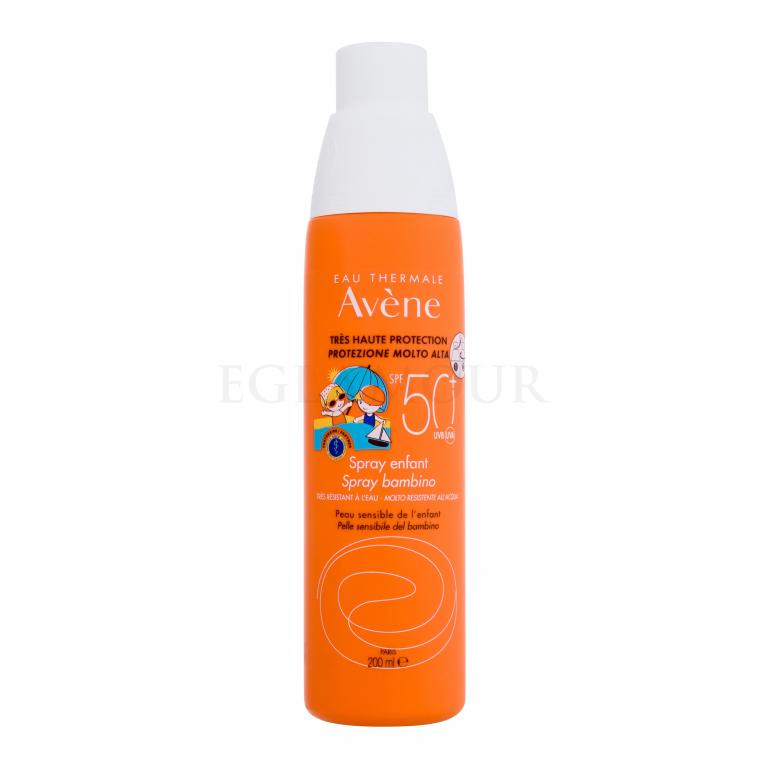 Avene Sun Kids Spray SPF50+ Preparat do opalania ciała dla dzieci 200 ml