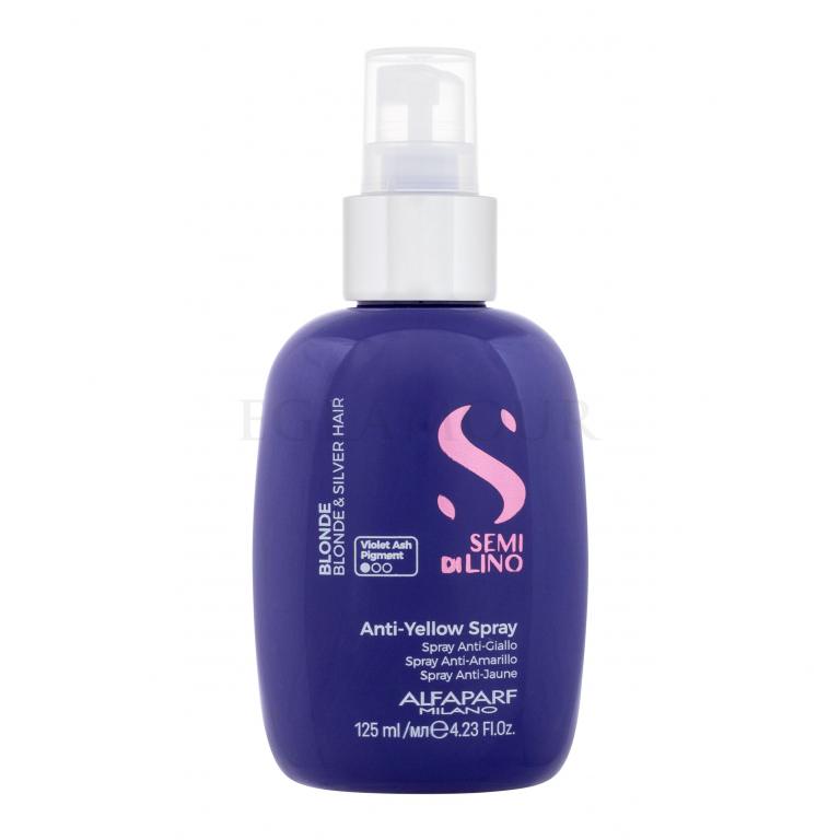 ALFAPARF MILANO Semi Di Lino Anti-Yellow Spray Pielęgnacja bez spłukiwania dla kobiet 125 ml