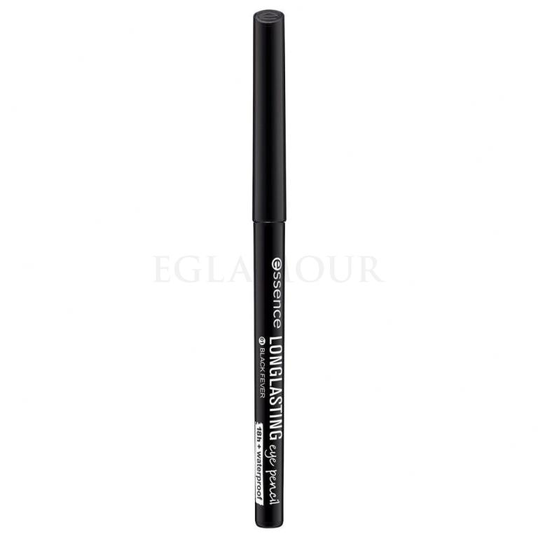 Essence Longlasting Eye Pencil Kredka do oczu dla kobiet 0,28 g Odcień 01 Black Fever