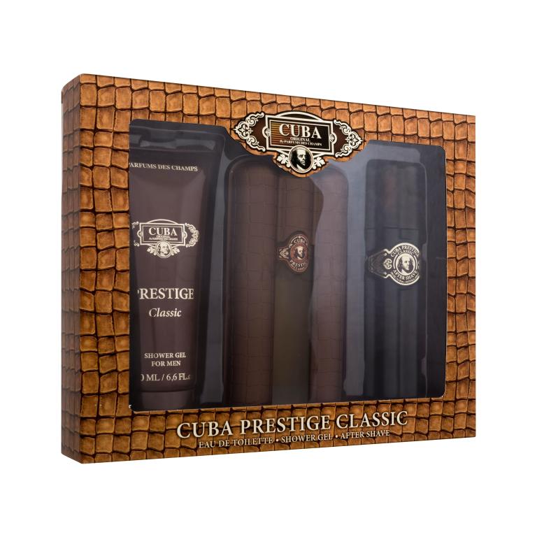 Cuba Prestige Zestaw EDT 90 ml + żel pod prysznic 200 ml + woda po goleniu 100 ml
