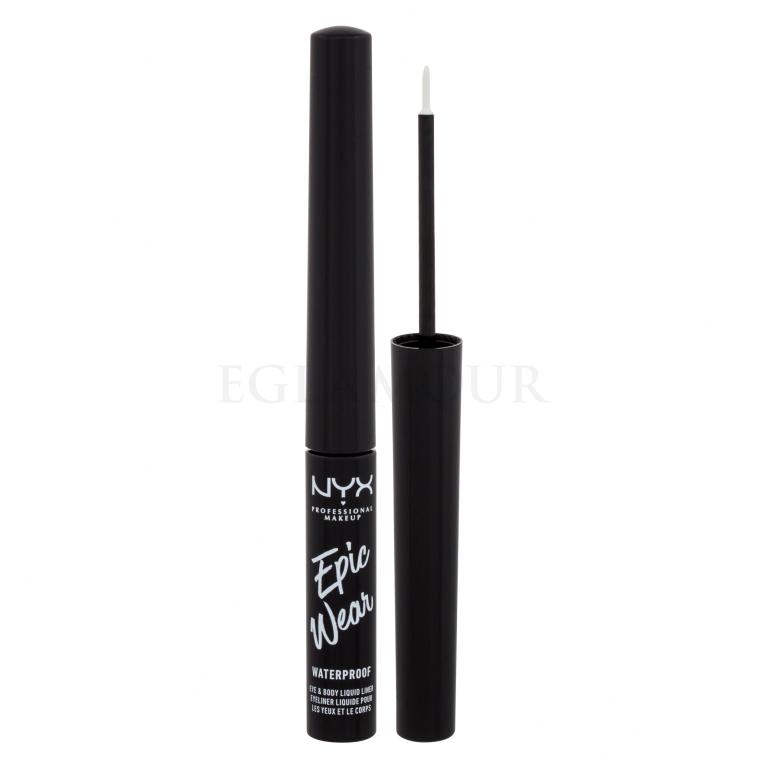NYX Professional Makeup Epic Wear Waterproof Eyeliner dla kobiet 3,5 ml Odcień 04 White