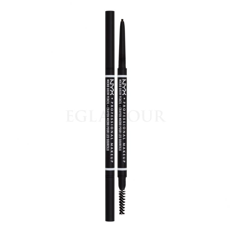 NYX Professional Makeup Micro Brow Pencil Kredka do brwi dla kobiet 0,09 g Odcień 08 Black