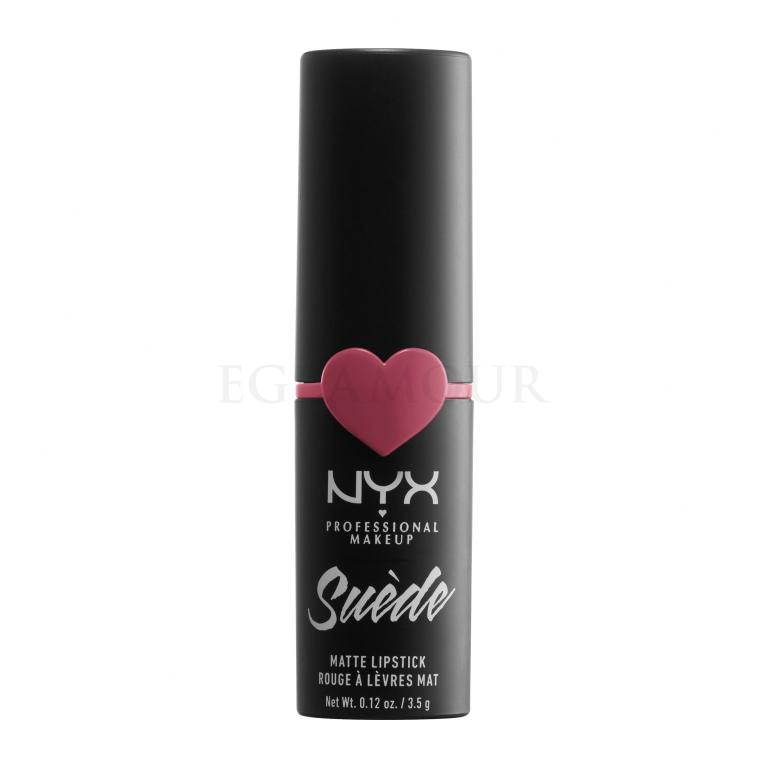 NYX Professional Makeup Suède Matte Lipstick Pomadka dla kobiet 3,5 g Odcień 27 Cannes