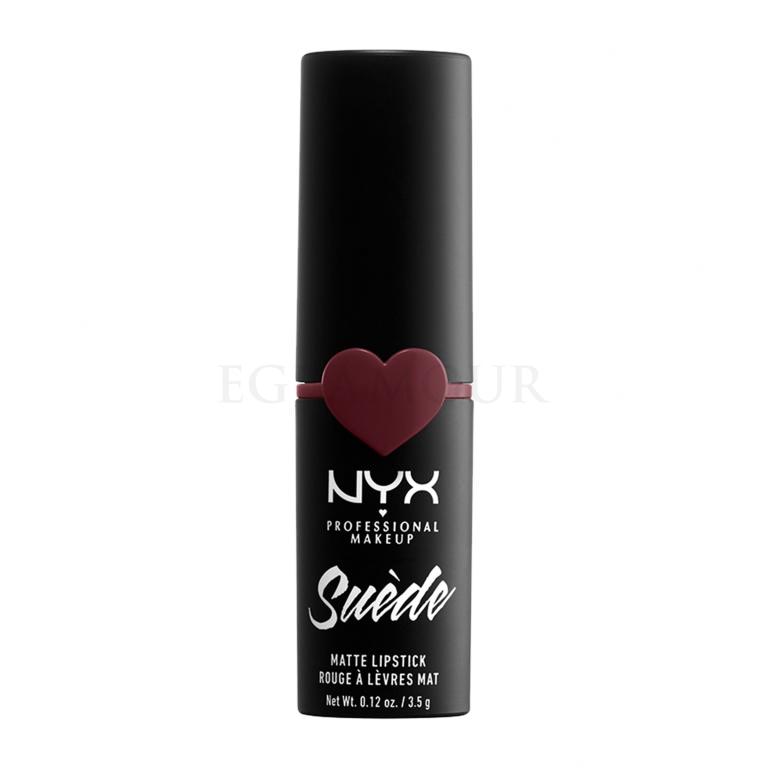 NYX Professional Makeup Suède Matte Lipstick Pomadka dla kobiet 3,5 g Odcień 06 Lolita