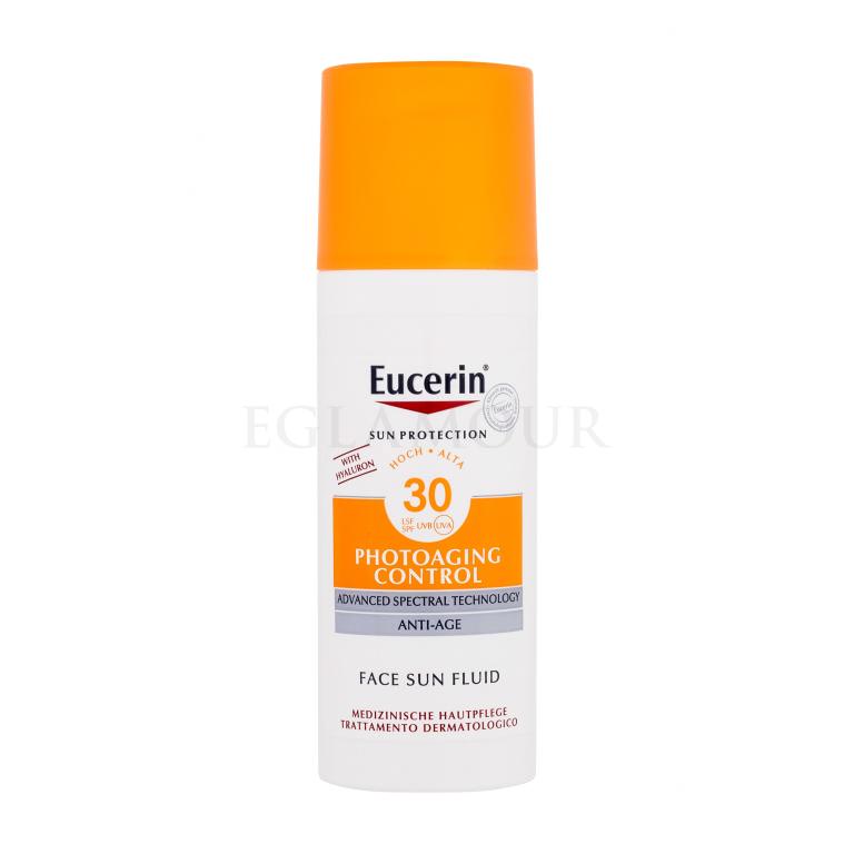 Eucerin Sun Protection Photoaging Control Face Sun Fluid SPF30 Preparat do opalania twarzy dla kobiet 50 ml