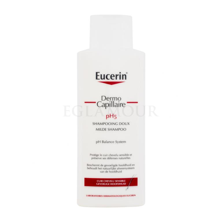 Eucerin DermoCapillaire pH5 Mild Shampoo Szampon do włosów dla kobiet 250 ml