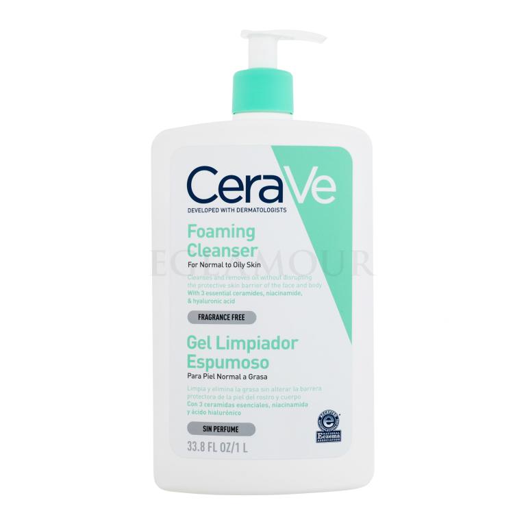 CeraVe Facial Cleansers Foaming Cleanser Żel oczyszczający dla kobiet 1000 ml