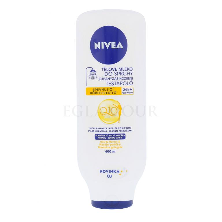 Nivea Q10 Plus In-Shower Firming Body Lotion Mleczko pod prysznic dla kobiet 400 ml