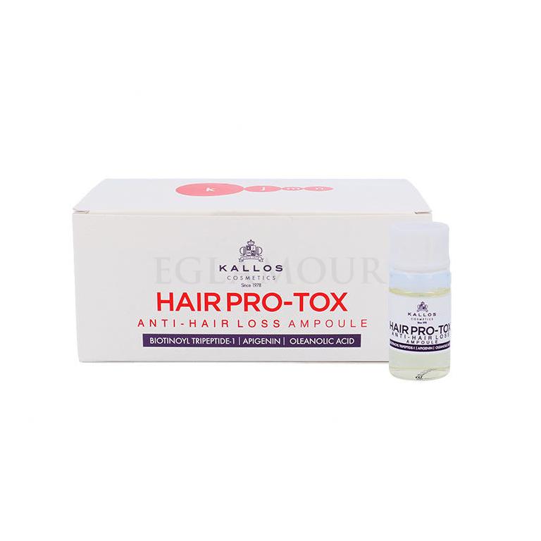 Kallos Cosmetics Hair Pro-Tox Ampoule Preparat przeciw wypadaniu włosów dla kobiet Zestaw