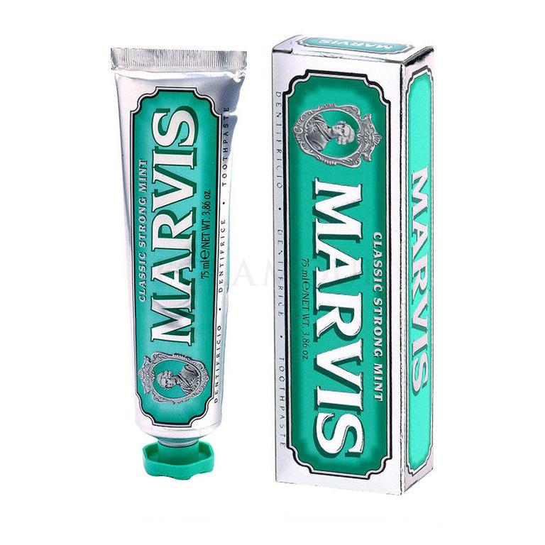 Marvis Classic Strong Mint Pasta do zębów 75 ml Uszkodzone pudełko