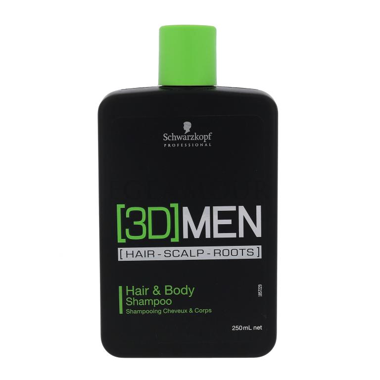 Schwarzkopf Professional 3DMEN Hair &amp; Body Szampon do włosów dla mężczyzn 250 ml