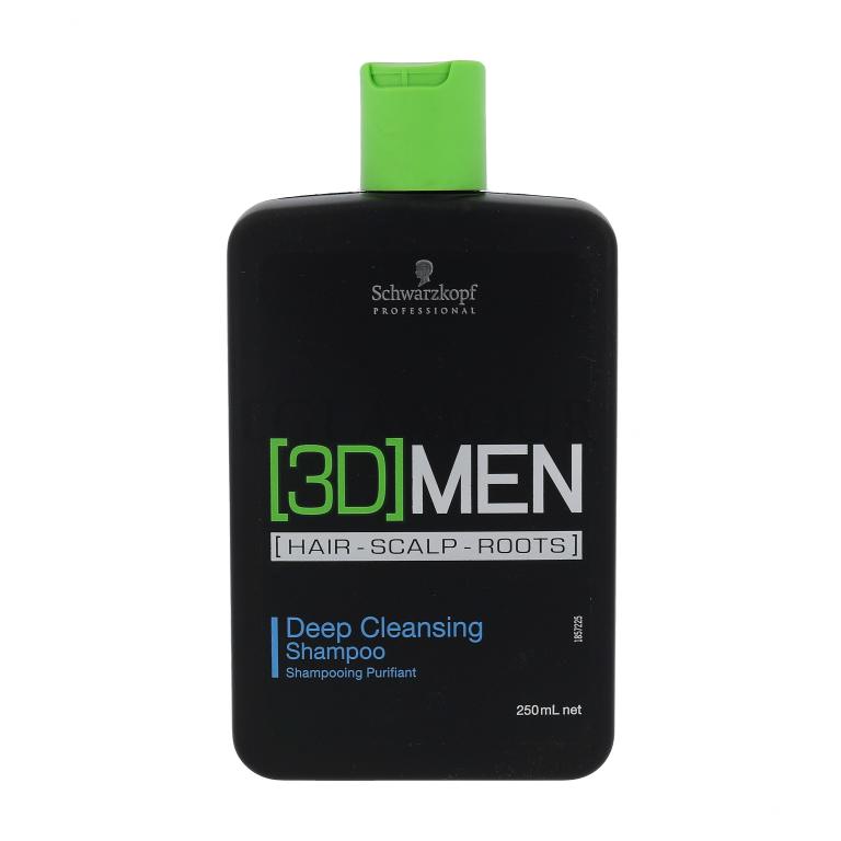 Schwarzkopf Professional 3DMEN Deep Cleansing Shampoo Szampon do włosów dla mężczyzn 250 ml