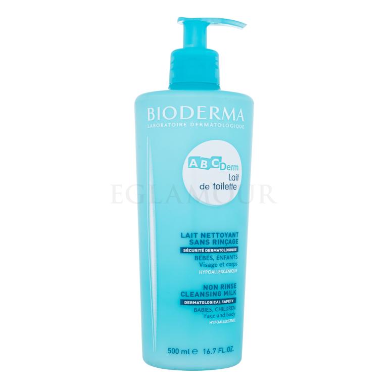 BIODERMA ABCDerm Non Rinse Cleansing Milk Mleczko do demakijażu dla dzieci 500 ml