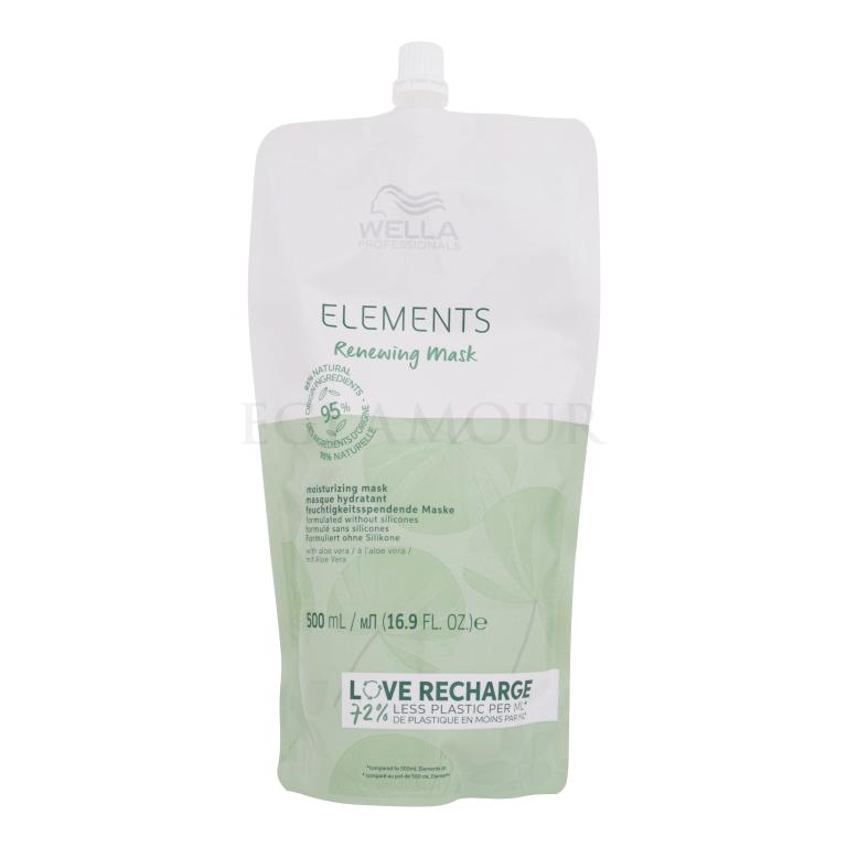 Wella Professionals Elements Renewing Mask Maska do włosów dla kobiet Napełnienie 500 ml