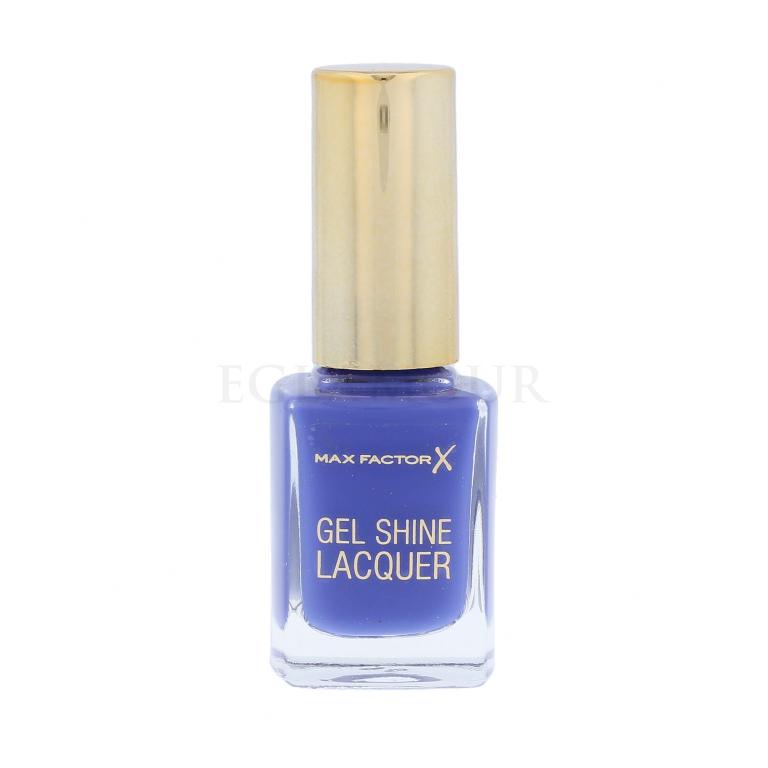 Max Factor Gel Shine Lakier do paznokci dla kobiet 11 ml Odcień 40 Glazed Cobalt