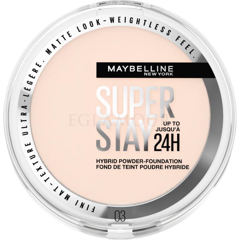 Maybelline Superstay 24H Hybrid Powder-Foundation Podkład dla kobiet 9 g Odcień 03