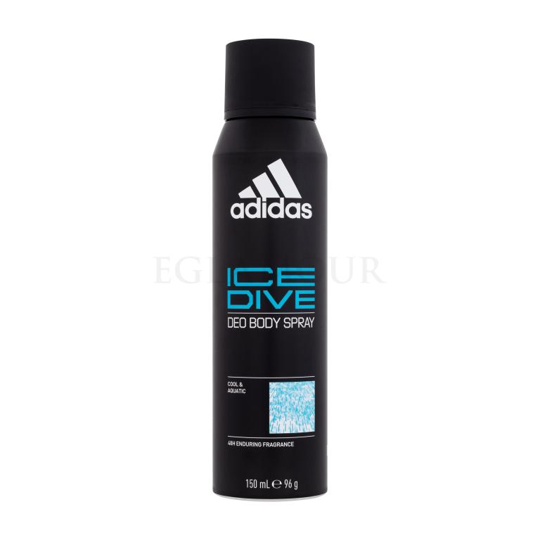 Adidas Ice Dive Deo Body Spray 48H Dezodorant dla mężczyzn 150 ml