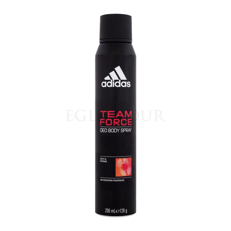 Adidas Team Force Deo Body Spray 48H Dezodorant dla mężczyzn 200 ml
