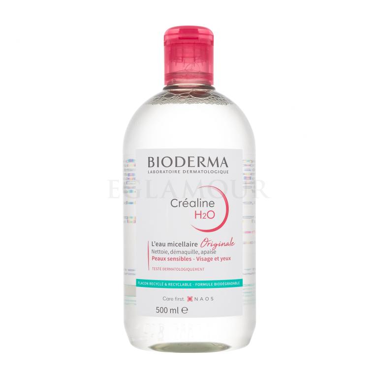 BIODERMA Créaline H₂O Płyn micelarny dla kobiet 500 ml