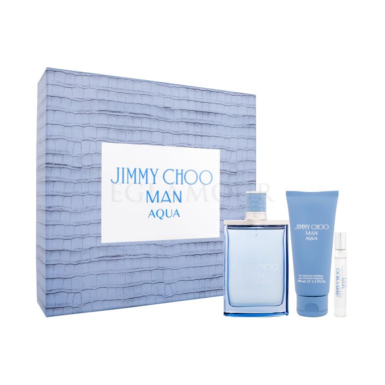 Jimmy Choo Jimmy Choo Man Aqua Zestaw EDT 100 ml + EDT 7,5 ml + żel pod prysznic 100 ml
