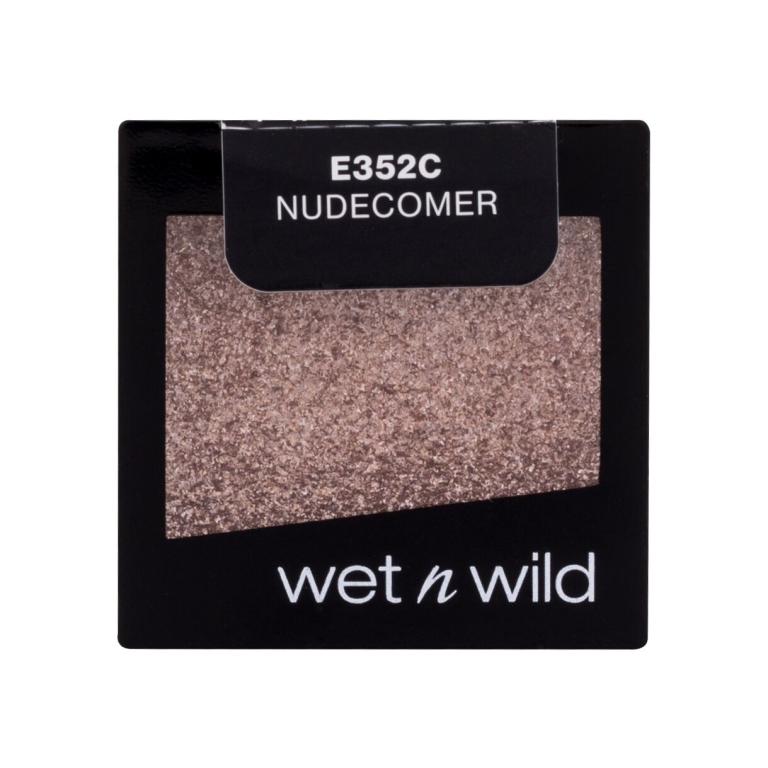 Wet n Wild Color Icon Glitter Single Cienie do powiek dla kobiet 1,4 g Odcień Nudecomer