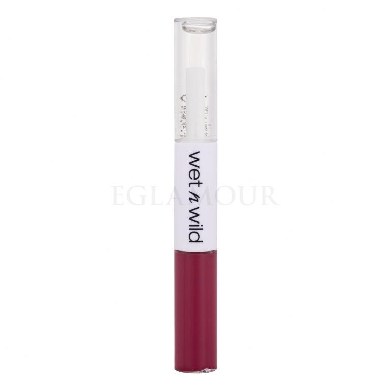 Wet n Wild MegaLast Lock &#039;N&#039; Shine Lip Color + Gloss Pomadka dla kobiet 4 ml Odcień LA Pink