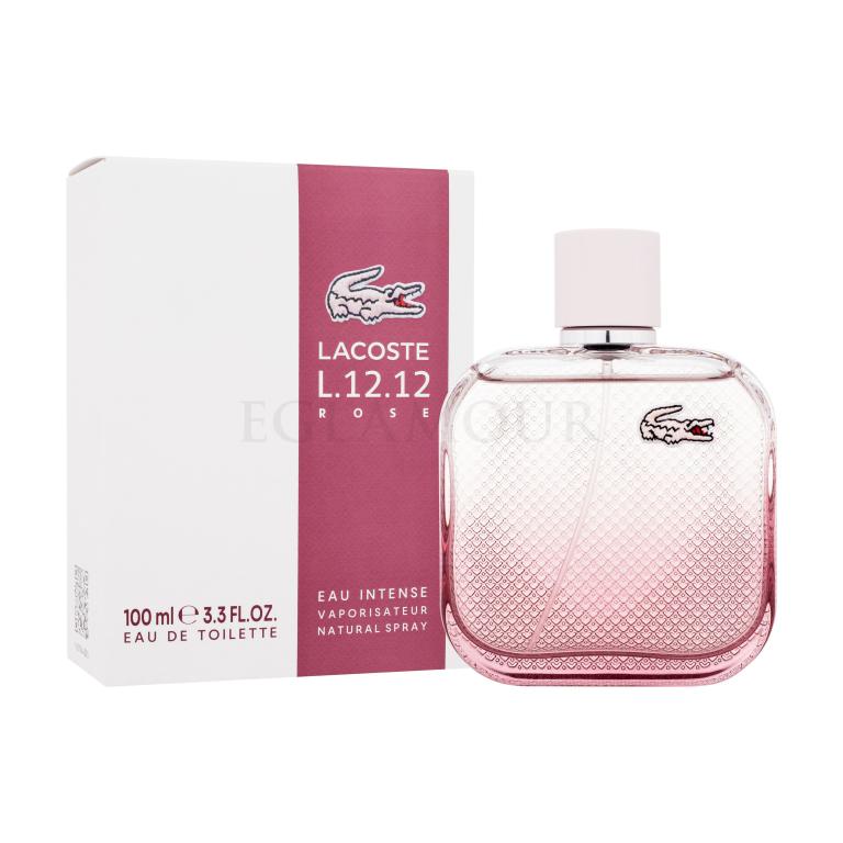 Lacoste L.12.12 Rose Eau Intense Woda toaletowa dla kobiet 100 ml