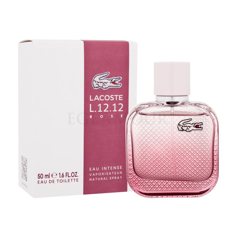 Lacoste L.12.12 Rose Eau Intense Woda toaletowa dla kobiet 50 ml