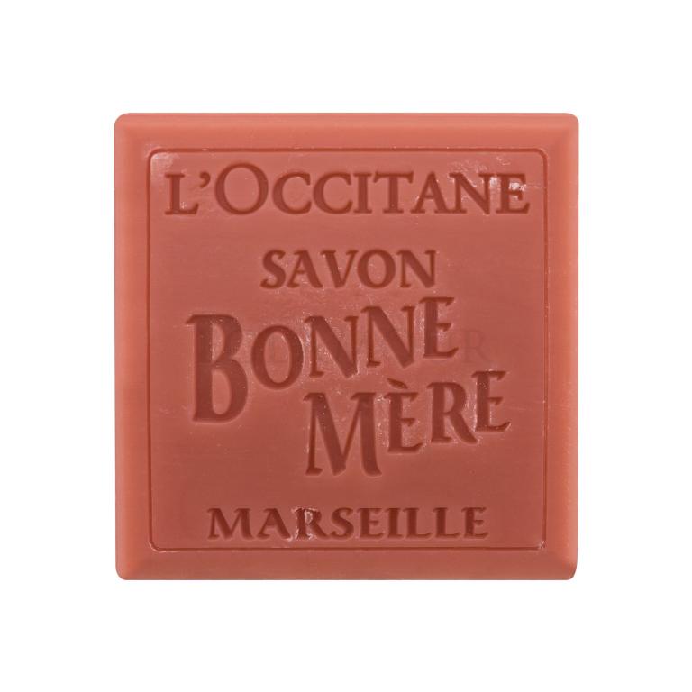L&#039;Occitane Bonne Mère Soap Rhubarb &amp; Basil Mydło w kostce dla kobiet 100 g
