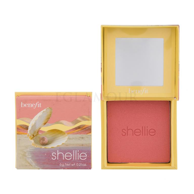 Benefit Shellie Blush Róż dla kobiet 6 g Odcień Warm Seashell-Pink