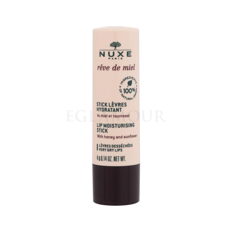 NUXE Rêve de Miel Lip Moisturising Stick Balsam do ust dla kobiet 4 g