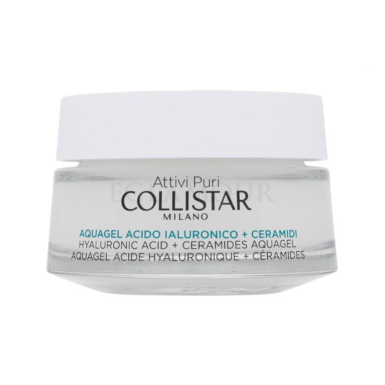 Collistar Pure Actives (Attivi Puri) Hyaluronic Acid + Ceramides Aquagel Żel do twarzy dla kobiet 50 ml