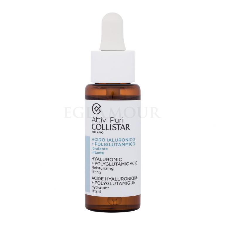 Collistar Pure Actives (Attivi Puri) Hyaluronic + Polyglutamic Acid Serum do twarzy dla kobiet 30 ml