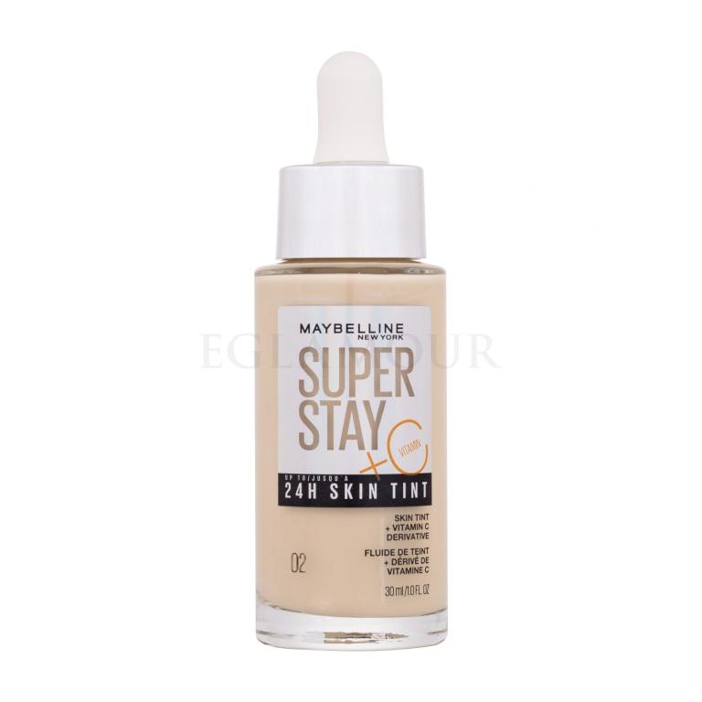 Maybelline Super Stay 24H Skin Tint + Vitamin C Podkład dla kobiet 30 ml Odcień 02