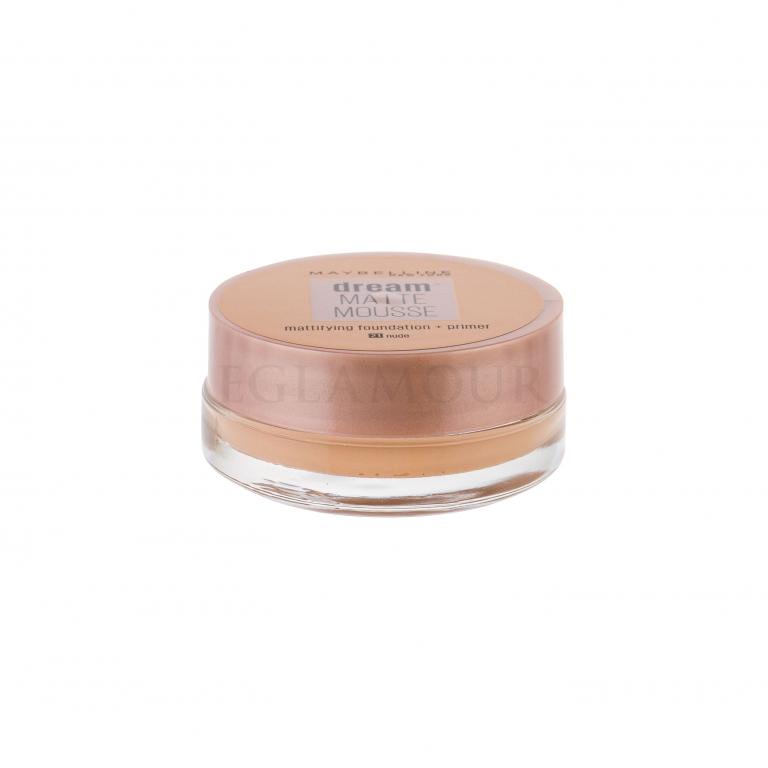 Maybelline Dream Matte Mousse Podkład dla kobiet 18 ml Odcień 21 Nude