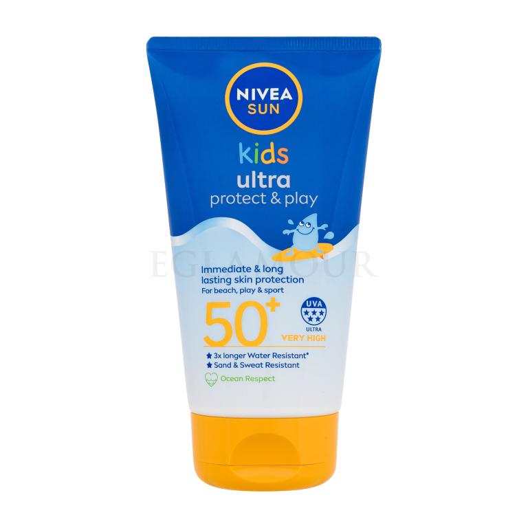 Nivea Sun Kids Ultra Protect &amp; Play SPF50+ Preparat do opalania ciała dla dzieci 150 ml