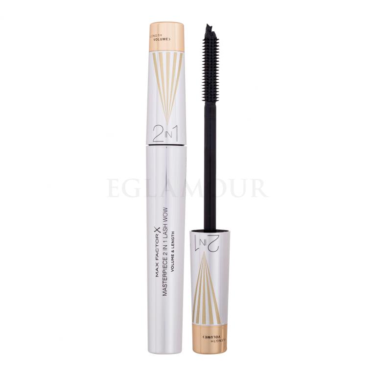 Max Factor Masterpiece 2 In 1 Lash Wow Tusz do rzęs dla kobiet 7 ml Odcień Black