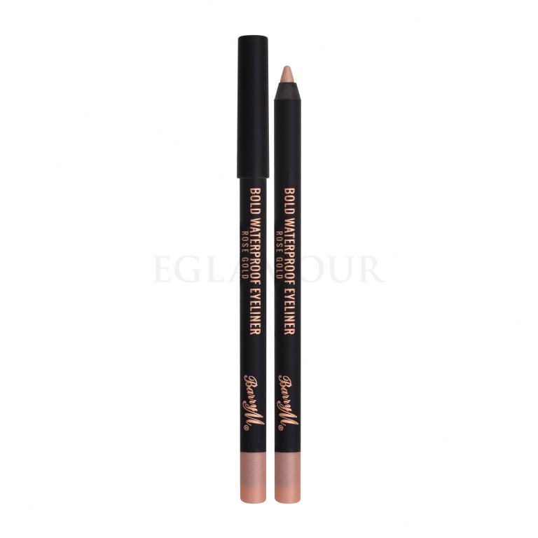 Barry M Bold Waterproof Eyeliner Kredka do oczu dla kobiet 1,2 g Odcień Rose Gold