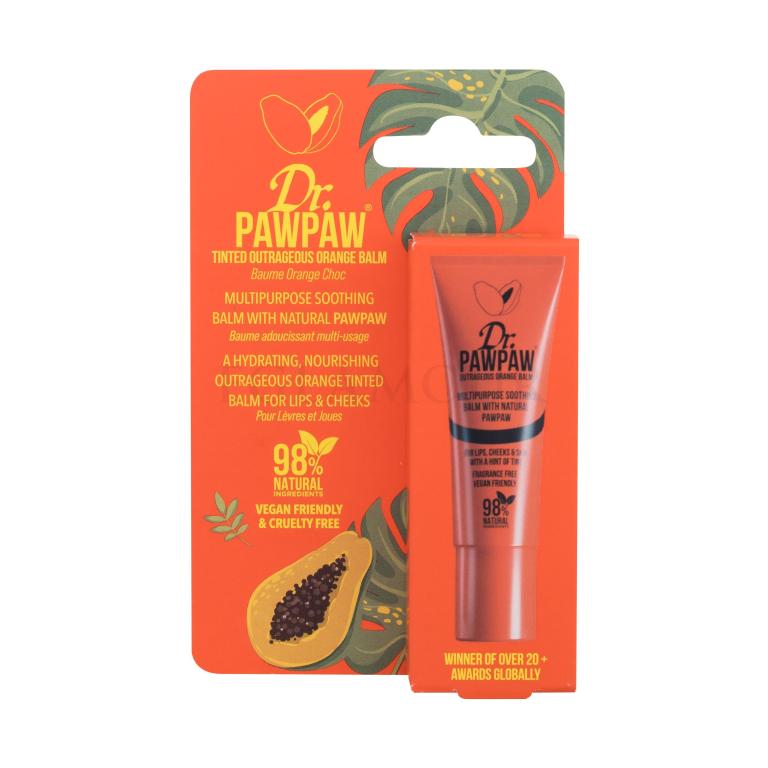 Dr. PAWPAW Balm Tinted Outrageous Orange Balsam do ust dla kobiet 10 ml