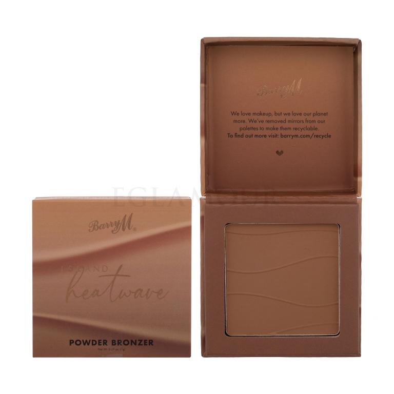 Barry M Heatwave Powder Bronzer Bronzer dla kobiet 7 g Odcień Island