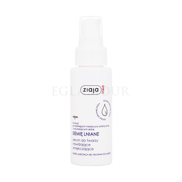 Ziaja Med Linseed Face Serum Serum do twarzy dla kobiet 50 ml