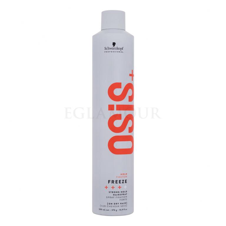 Schwarzkopf Professional Osis+ Freeze Strong Hold Hairspray Lakier do włosów dla kobiet 500 ml