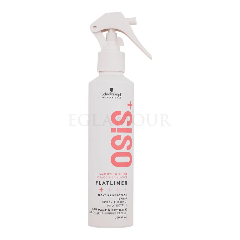 Schwarzkopf Professional Osis+ Flatliner Heat Protection Spray Stylizacja włosów na gorąco dla kobiet 200 ml
