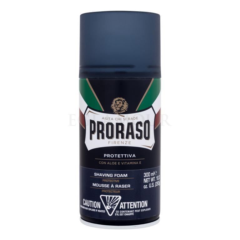 PRORASO Blue Shaving Foam Pianka do golenia dla mężczyzn 300 ml