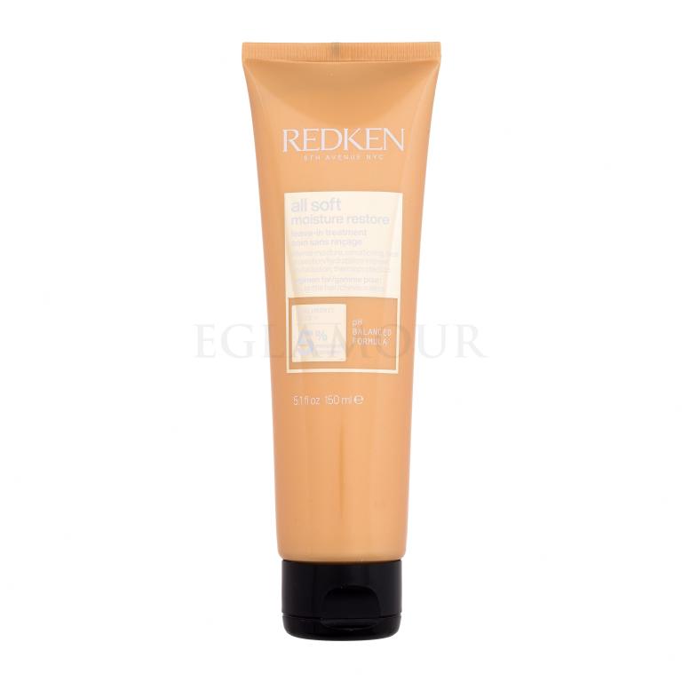 Redken All Soft Moisture Restore Leave-In Treatment Pielęgnacja bez spłukiwania dla kobiet 150 ml